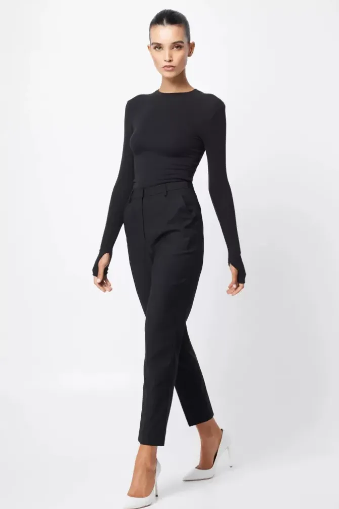 Mossman Tops>The Brooklyn Top - Black