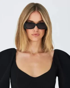 Luv Lou Eyewear>The Margot - Black