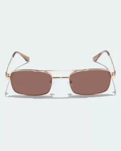Luv Lou Eyewear>The Rocky - Shiny Gold