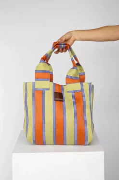 Eau Bags Handbags>Tote - Orange & Citrus