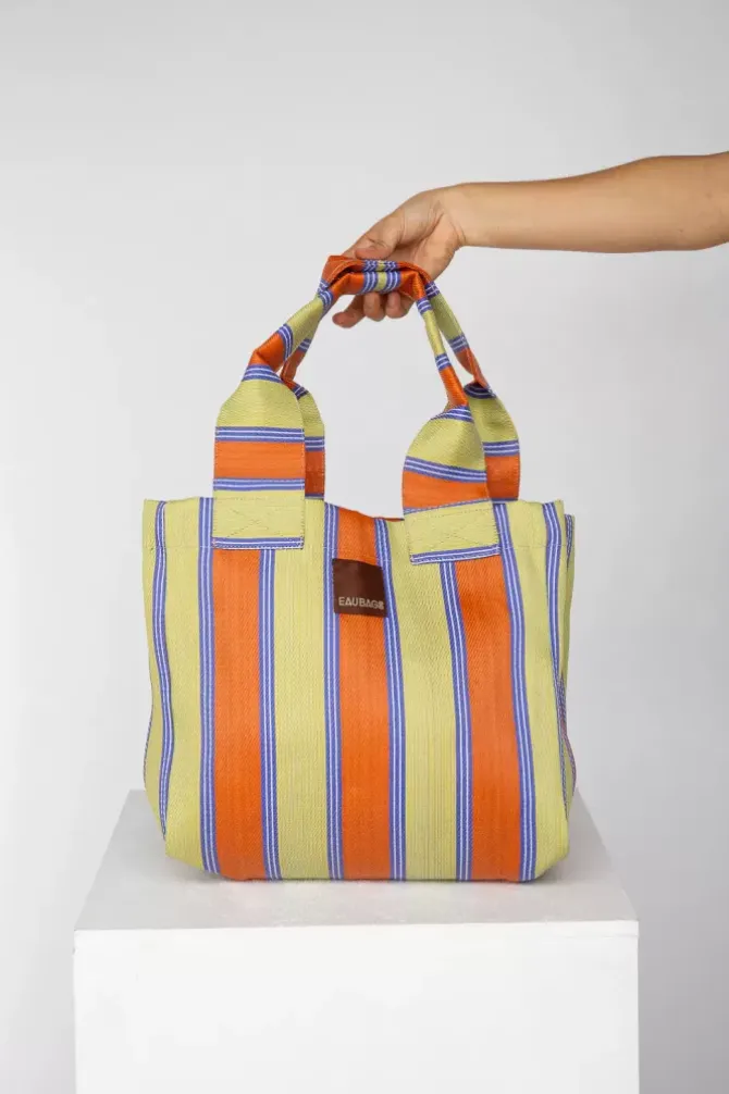 Eau Bags Handbags>Tote - Orange & Citrus