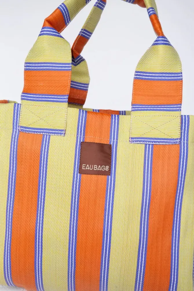 Eau Bags Handbags>Tote - Orange & Citrus