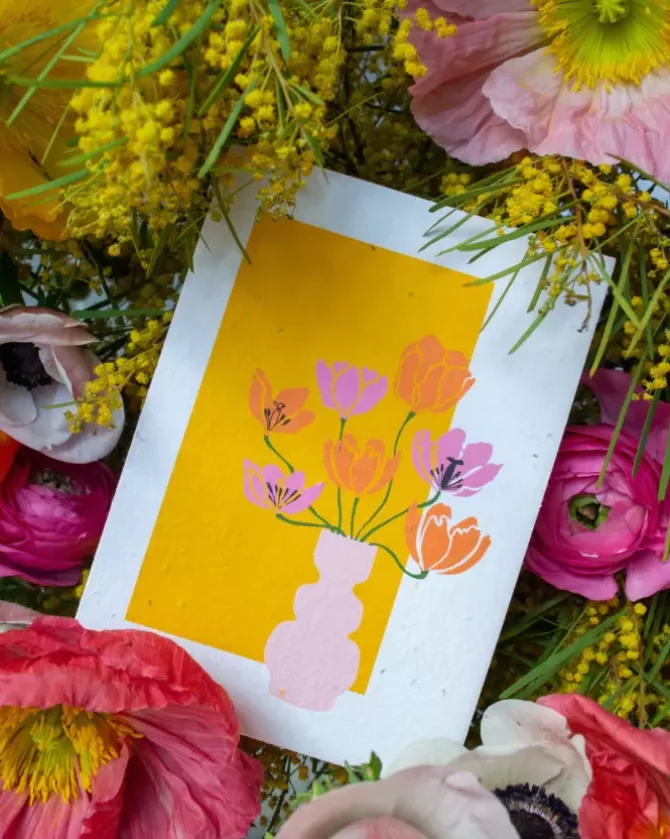 Studio Y Creative Cards>Tulip Card