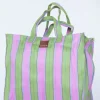 Eau Bags Handbags>Vacay - Soft Pink & Fern