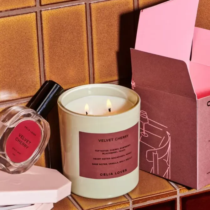 Celia Loves Candles & Incense|Homewares>Velvet Cherry Candle