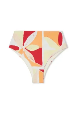 Zulu and Zephyr Swim>Waisted Full Brief - Sunset Tile