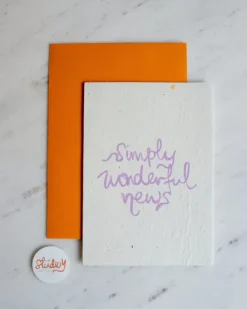 Studio Y Creative Cards>Wonderful News Card